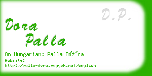 dora palla business card